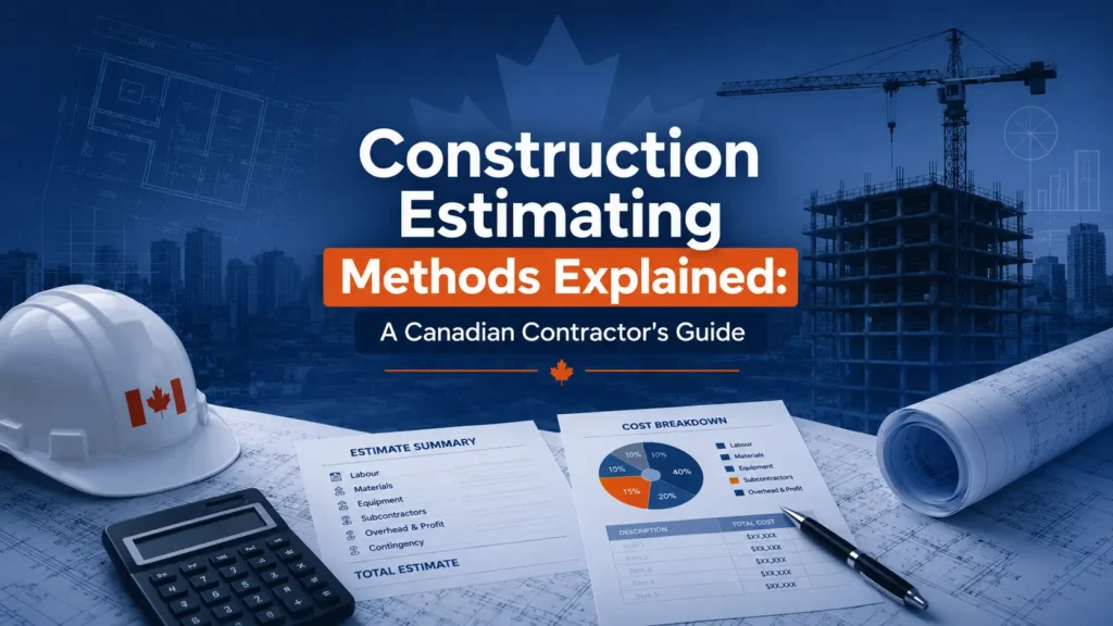 Construction Estimating Methods Explained A Canadian Contractor's Guide